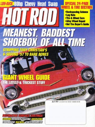 HOT ROD 1997 JULY - WICKED IDEAS, 421 PONCHO, 5.0 GTP